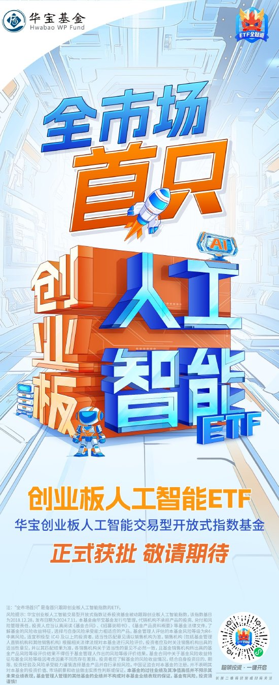 基金圈重磅！全市场首只“创业板人工智能ETF”花落华宝基金-第1张图片-十倍杠杆-股票杠杆