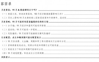 华金策略：外部风险有限 11月可能延续震荡偏强的结构性行情