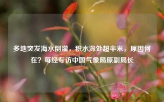 多地突发海水倒灌，积水深处超半米，原因何在？每经专访中国气象局原副局长