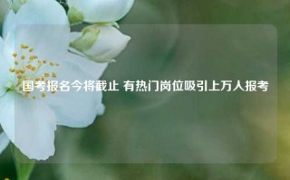 国考报名今将截止 有热门岗位吸引上万人报考