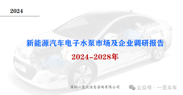 2024-2028年新能源汽车电子水泵市场及企业调研报告-第1张图片-十倍杠杆-股票杠杆