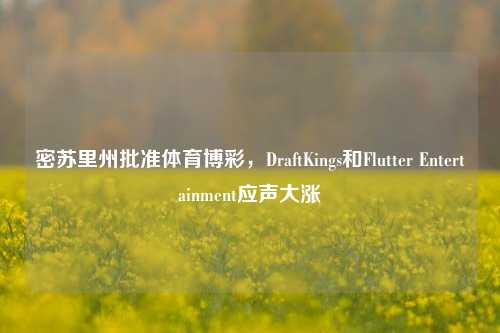 密苏里州批准体育博彩，DraftKings和Flutter Entertainment应声大涨-第1张图片-十倍杠杆-股票杠杆